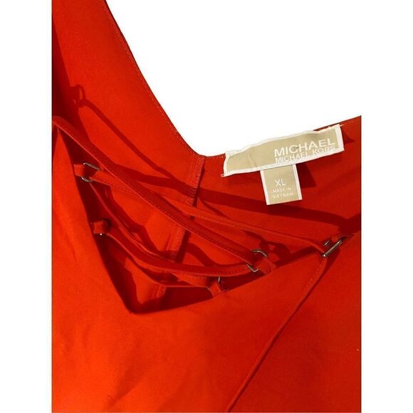 Michael Kors Bekka Tie Detail Tiered Blouse - Picture 5 of 8